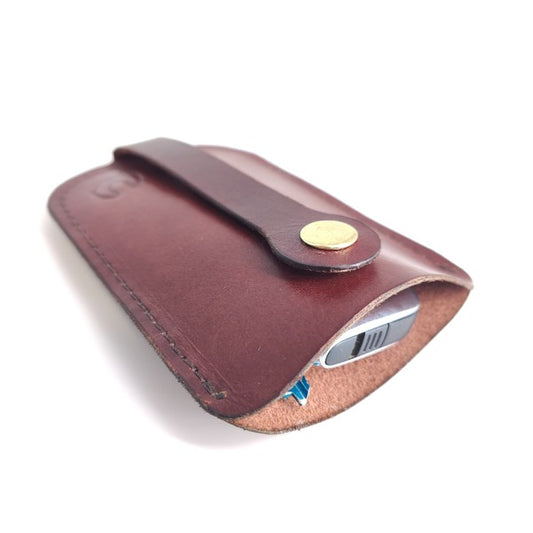 Key Fob Bovine Series — green leather