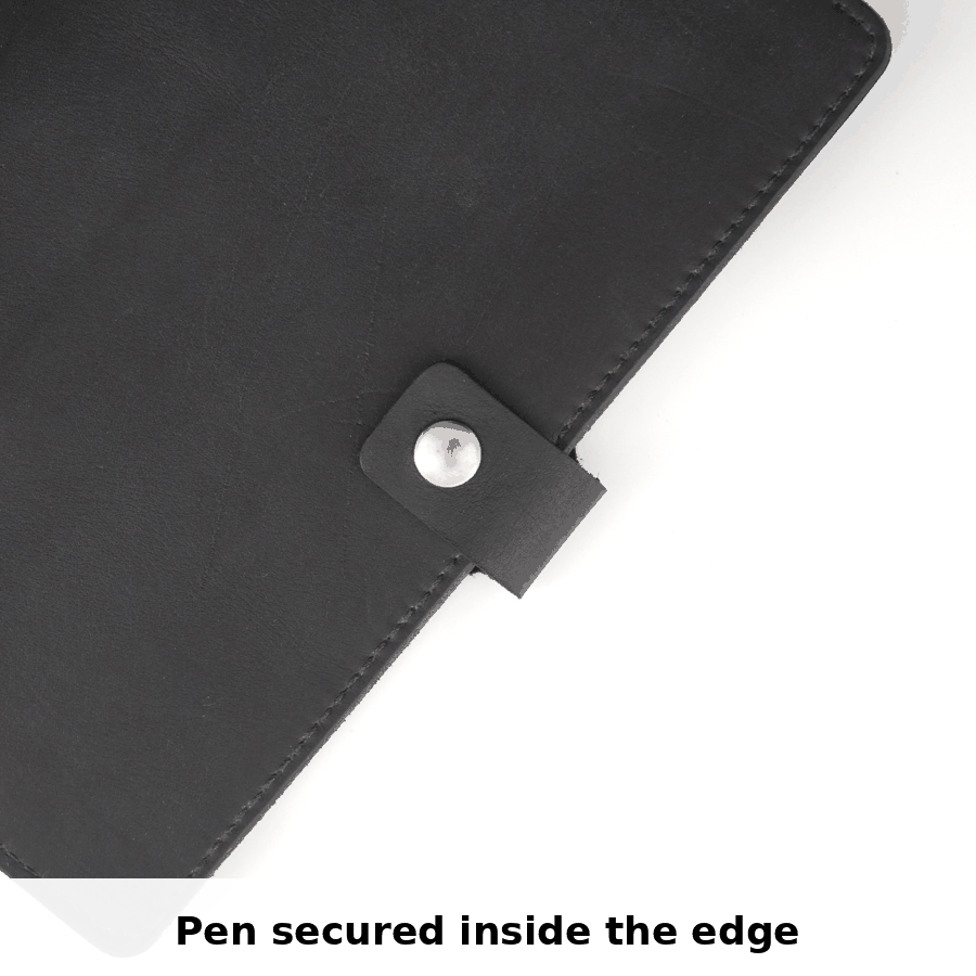 Leather Notebook Cover for Moleskine Pocket 9x14cm