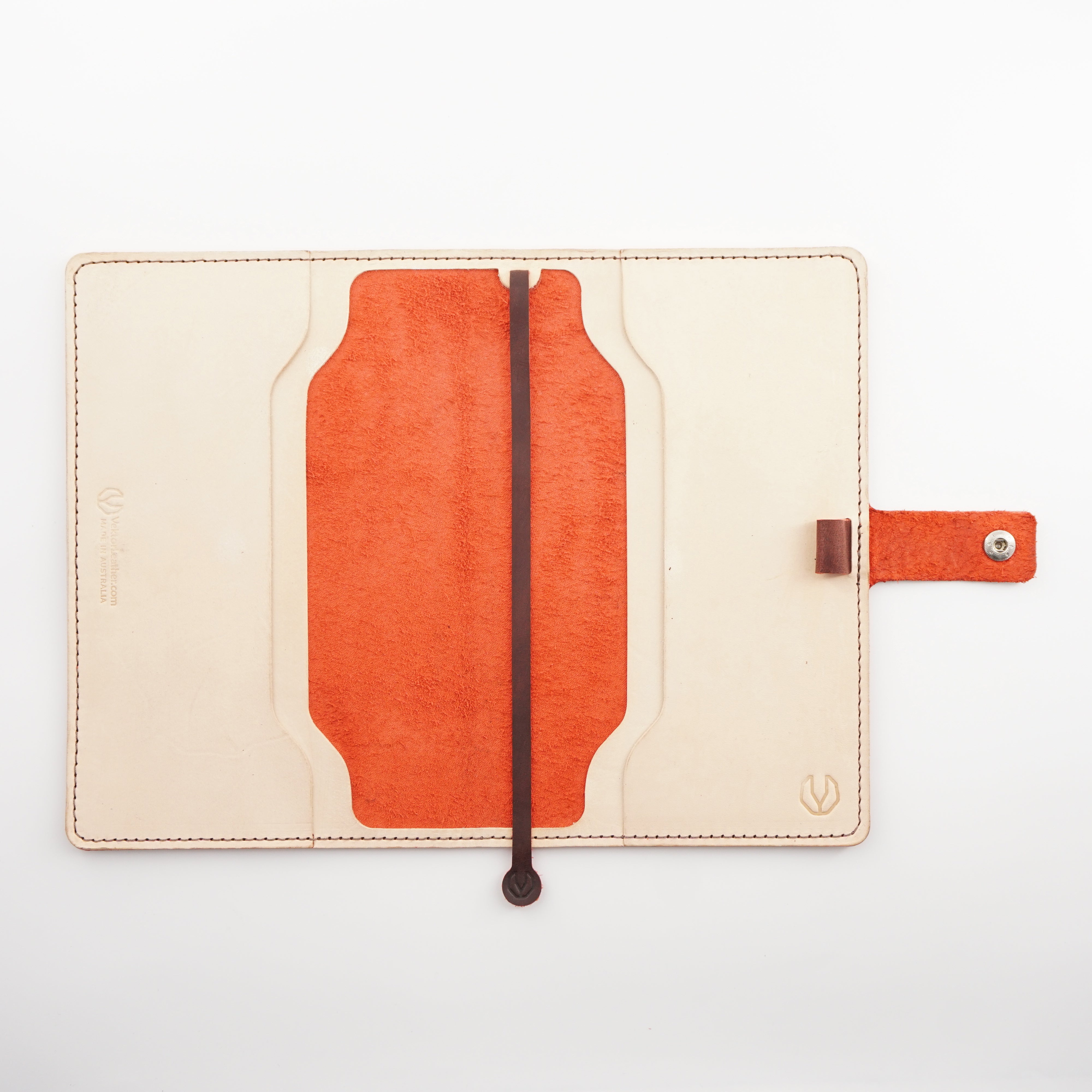 Leather Notebook Cover for Moleskine Large 13x21cm | Vektor