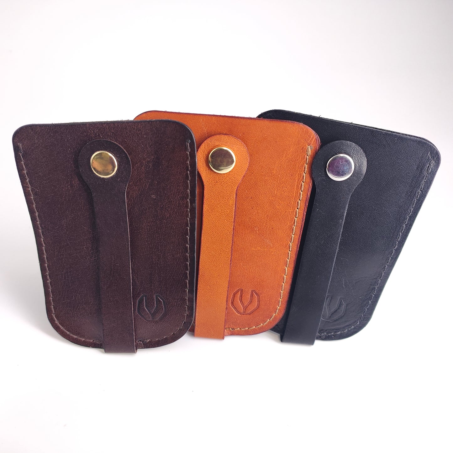 Key Fob (Kangaroo Series) Vektor Leather — dark-brown kangaroo