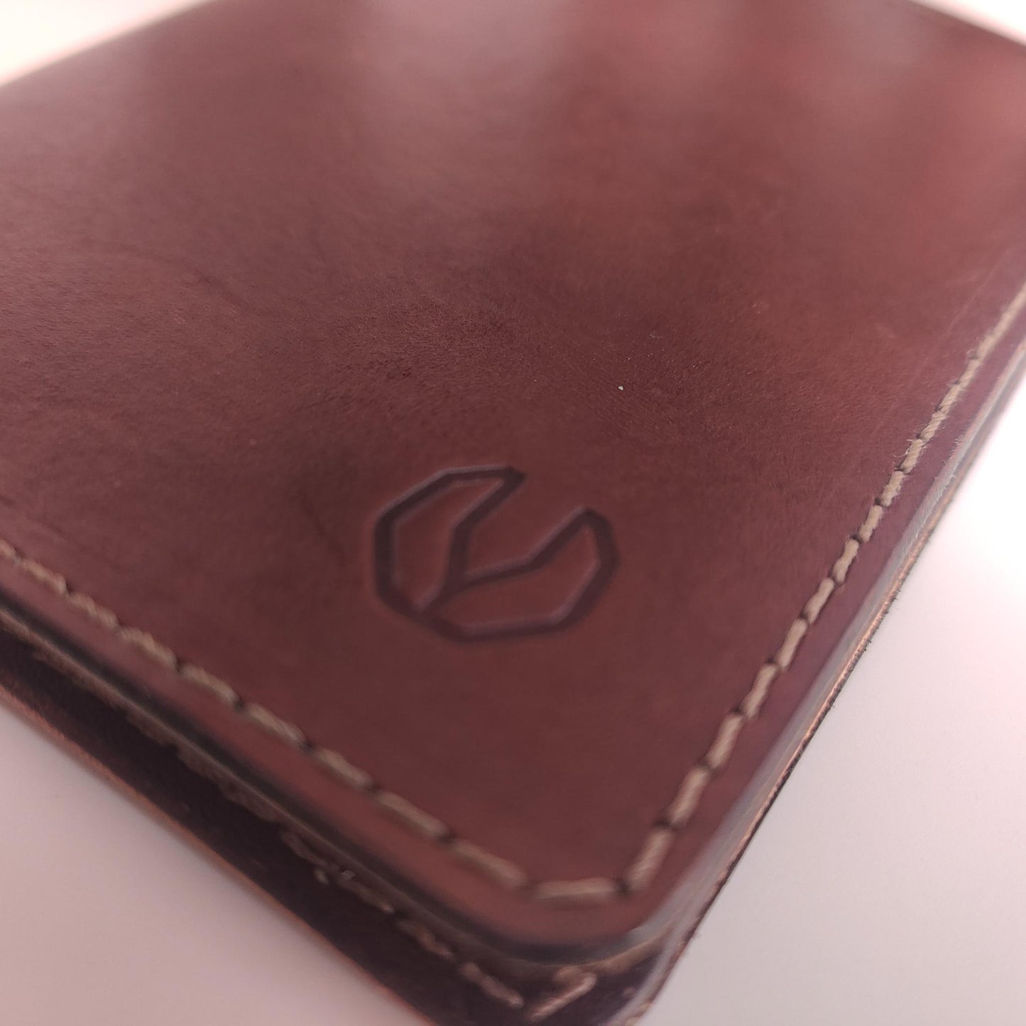 Minimalist Longhorn Passport Wallet Bovine Series — leather