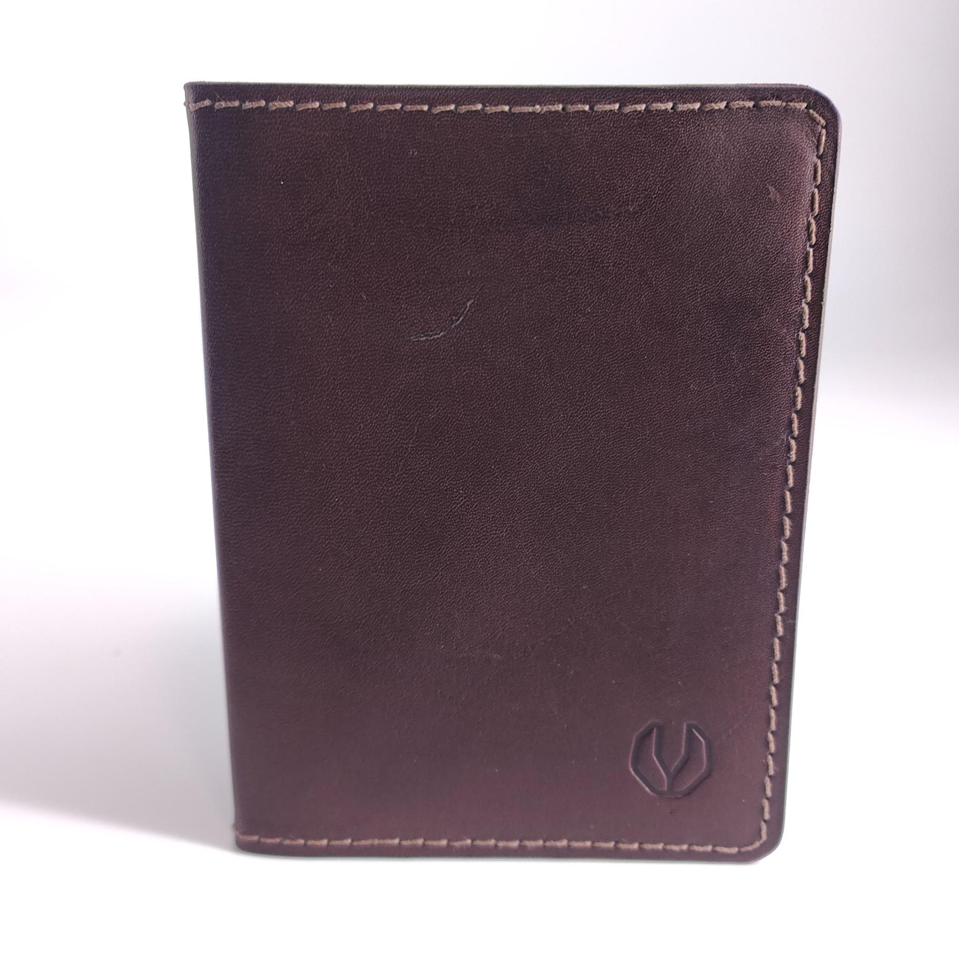 Minimalist Longhorn Passport Wallet Bovine Series — leather