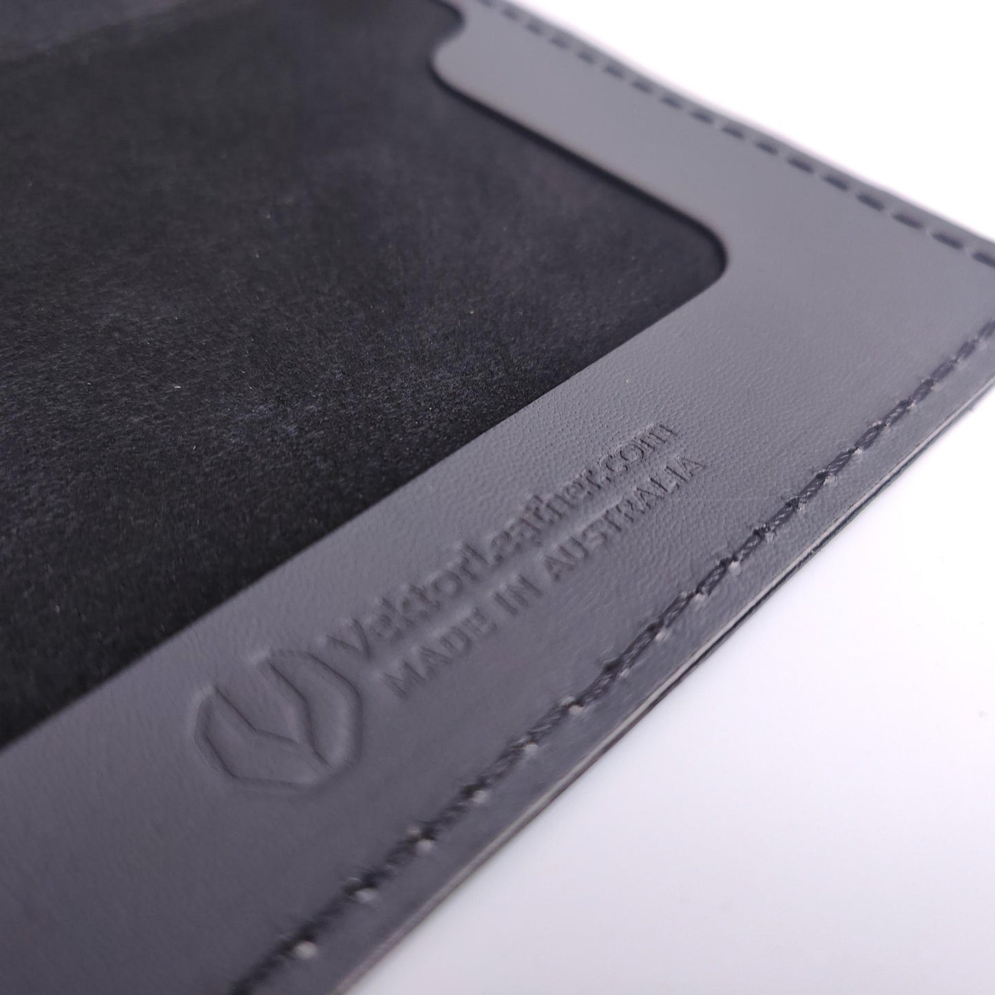 Minimalist Longhorn Passport Wallet Kangaroo Series — leather