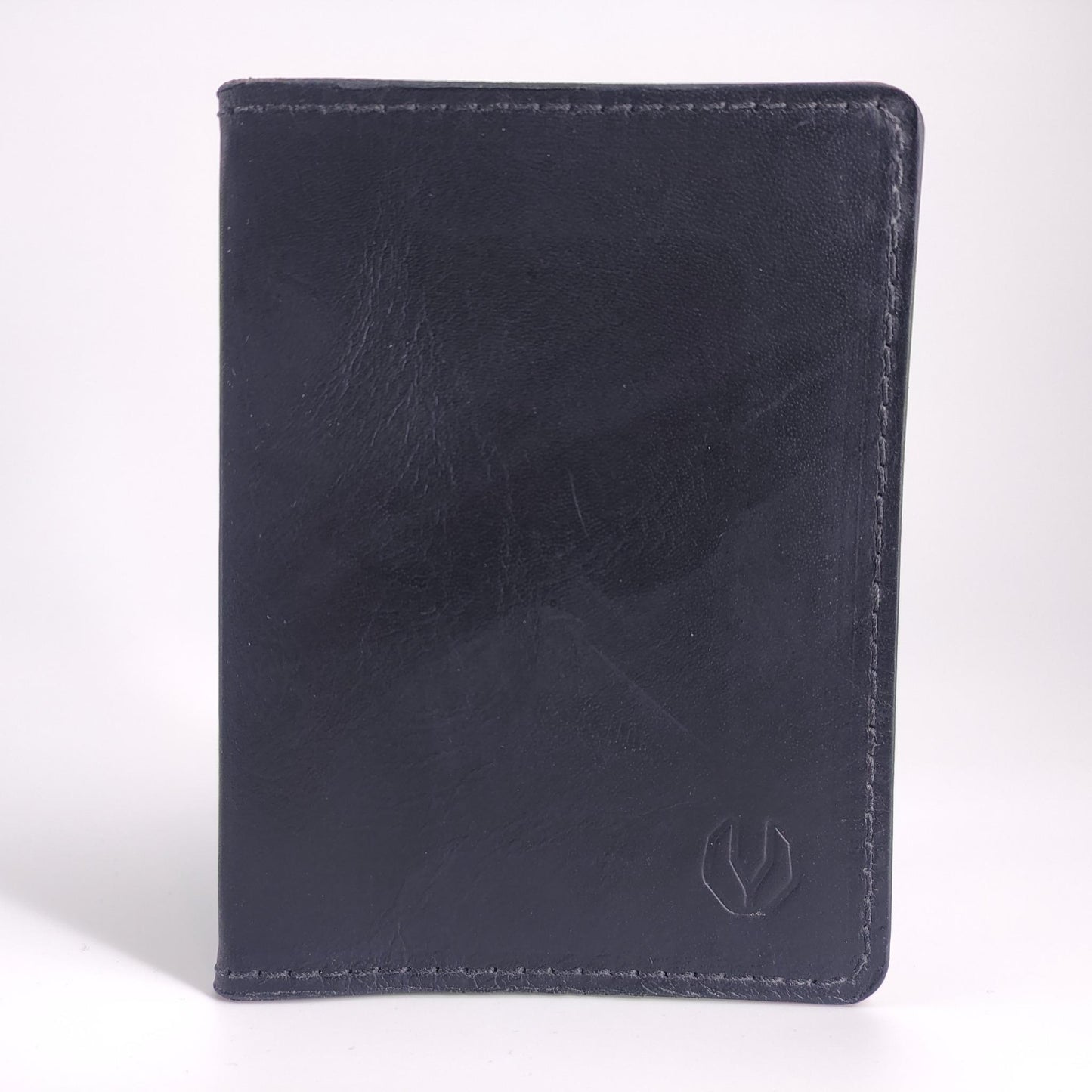 Minimalist Longhorn Passport Wallet Kangaroo Series — leather