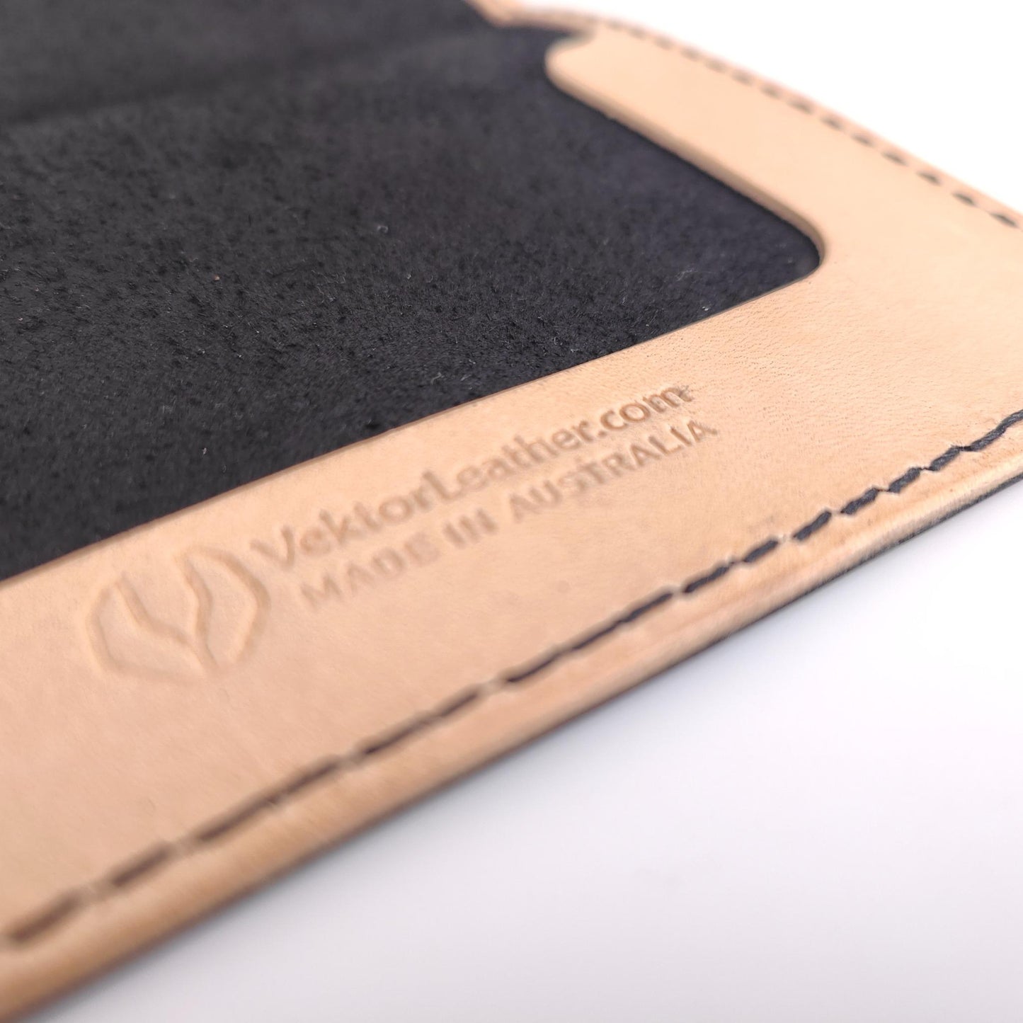 Minimalist Longhorn Passport Wallet Kangaroo Series — leather
