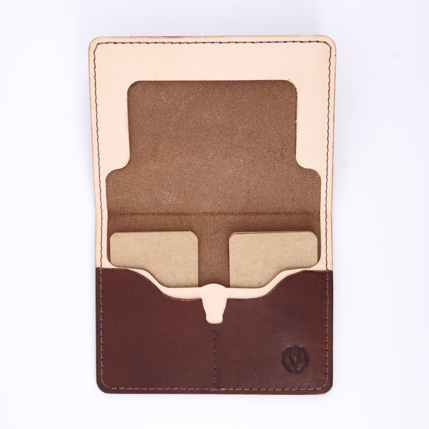 Minimalist Longhorn Passport Wallet (Bovine Series)