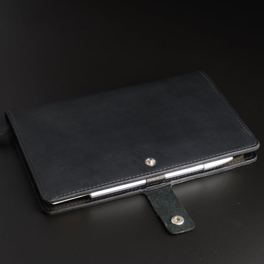 Leather Notebook Cover for Moleskine Large 13x21cm