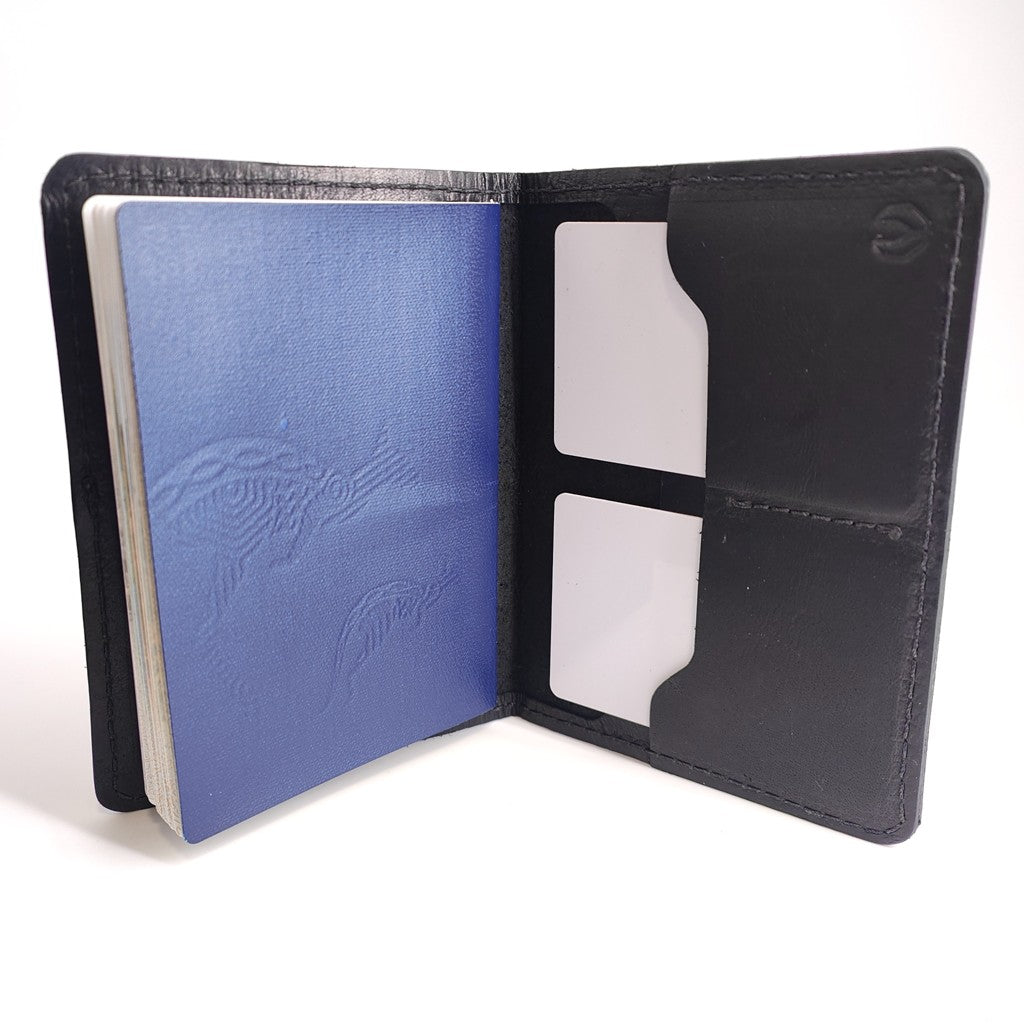 Minimalist Passport Wallet Kangaroo Series — leather