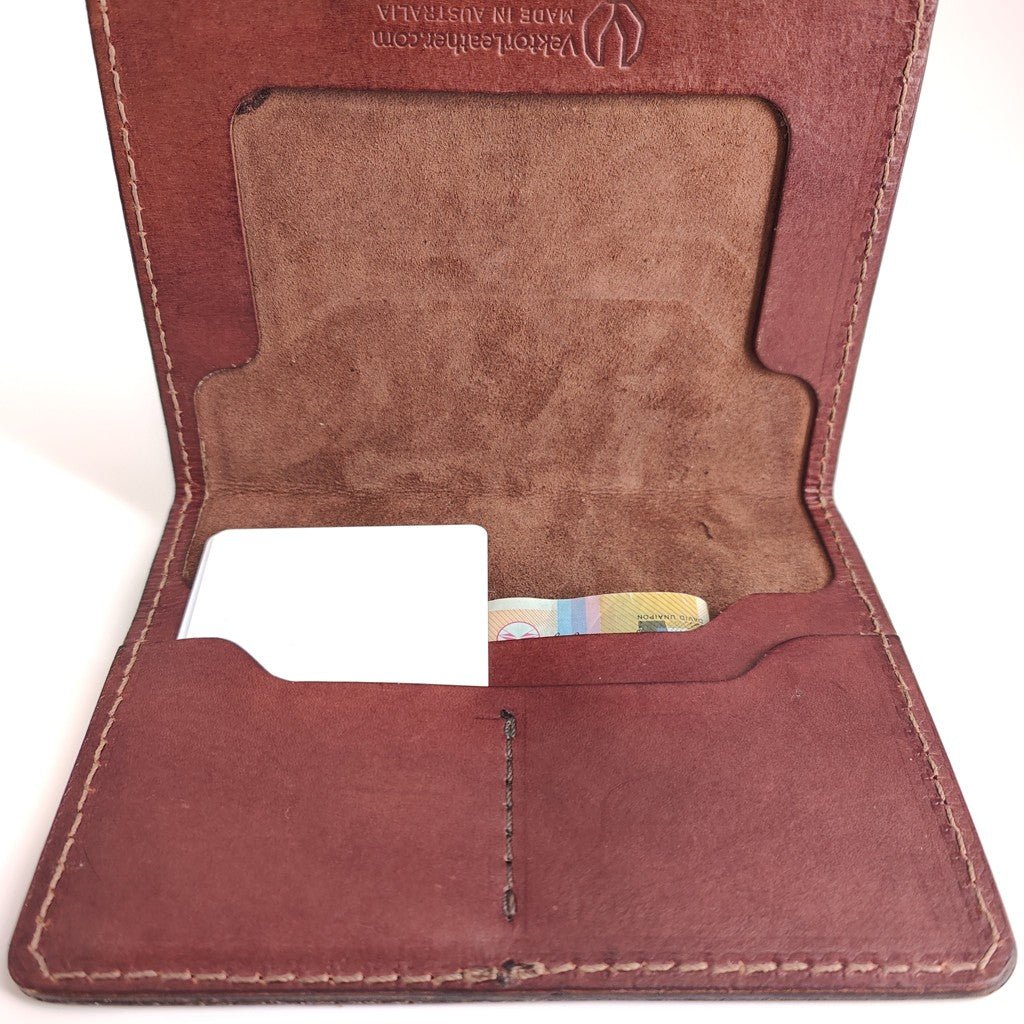 Minimalist Passport Wallet Bovine Series — leather