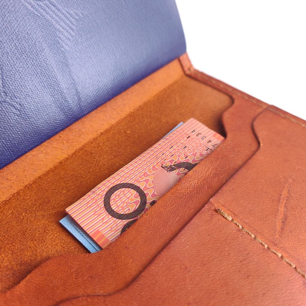Minimalist Passport Wallet Kangaroo Series — leather