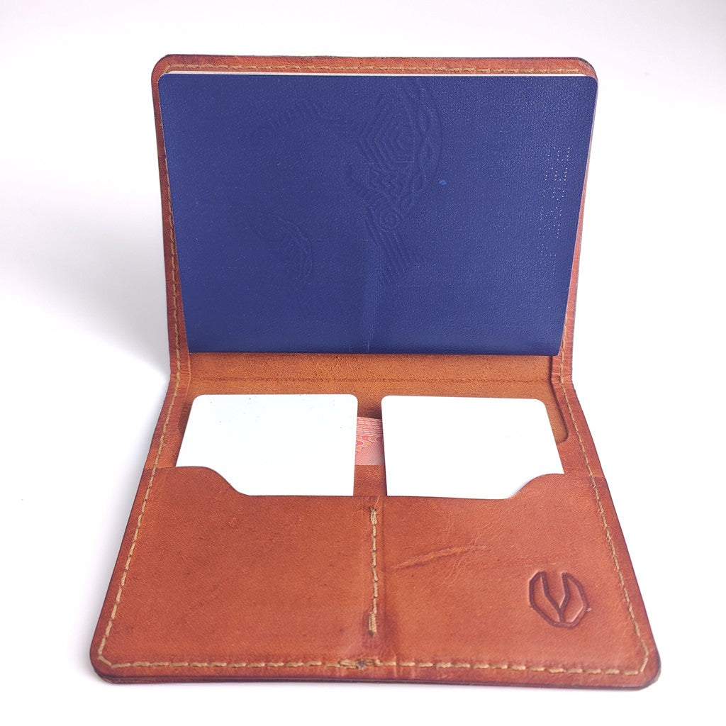 Minimalist Passport Wallet Kangaroo Series — leather