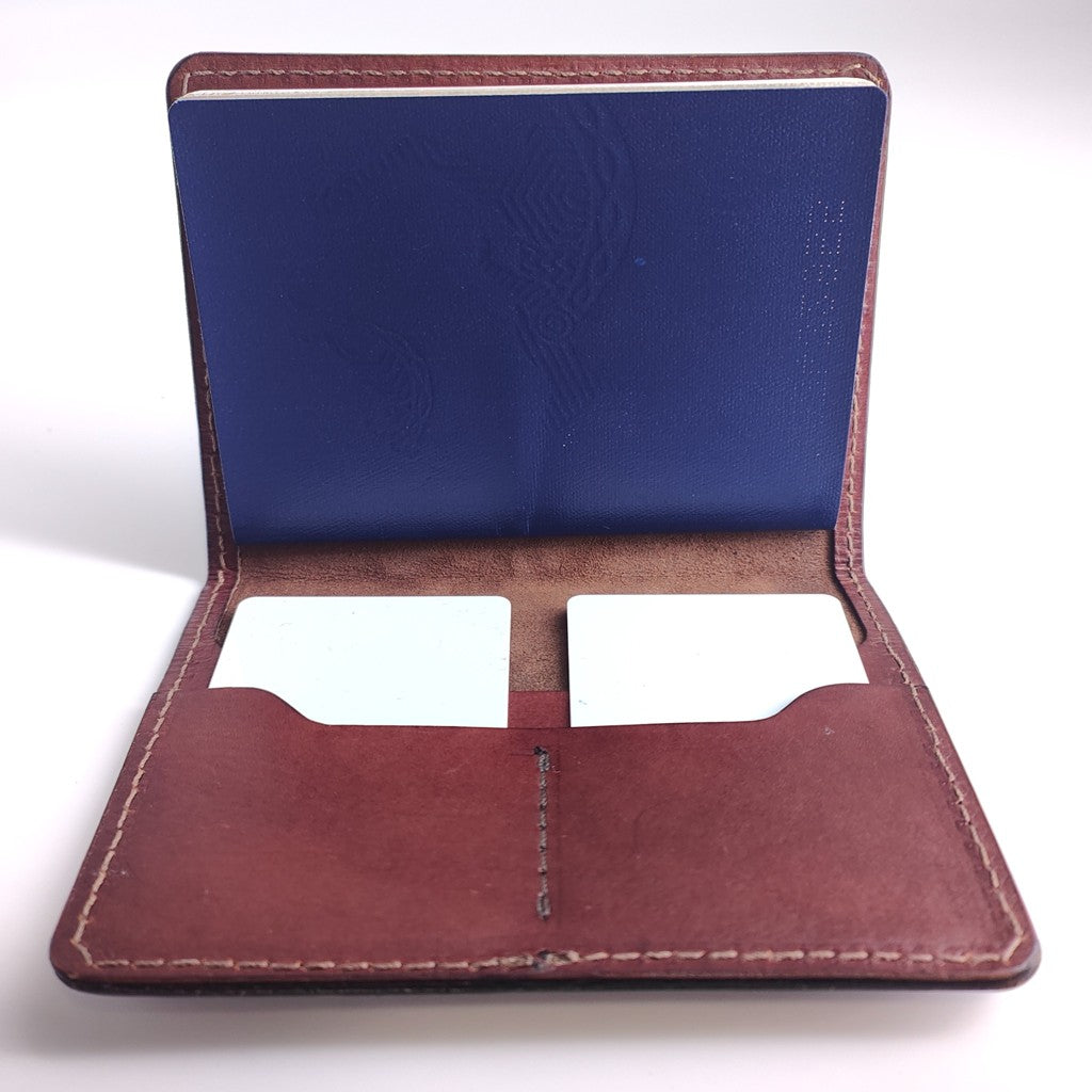 Minimalist Passport Wallet Bovine Series — leather