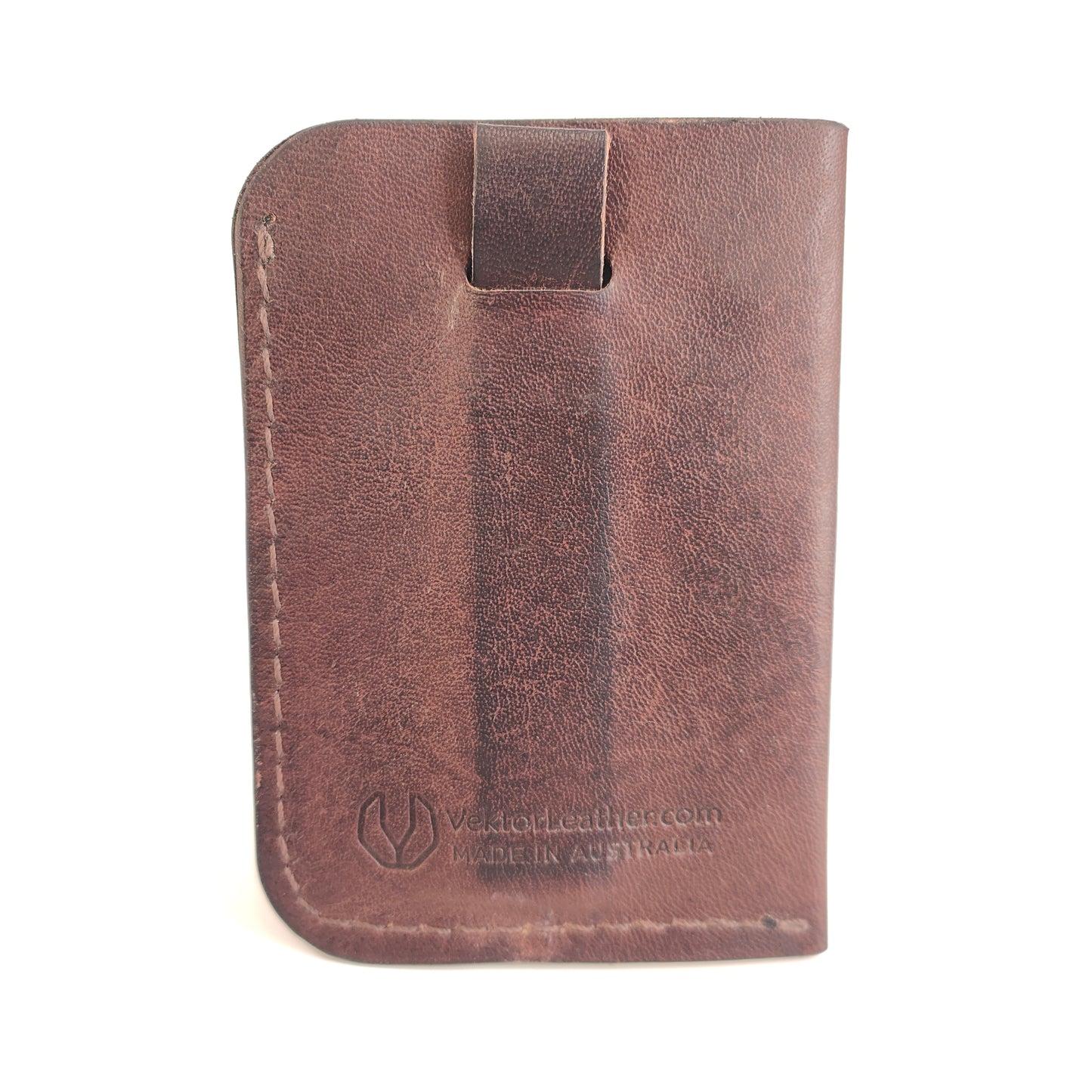 Minimalist Pop Up Wallet In Kangaroo — leather