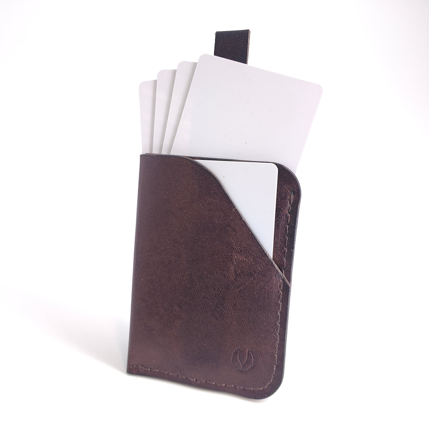 Minimalist Pop Up Wallet In Kangaroo — leather