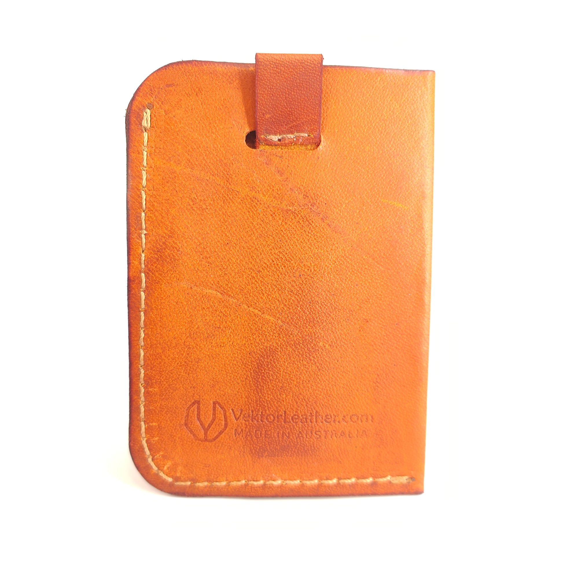 Minimalist Pop Up Wallet In Kangaroo — leather