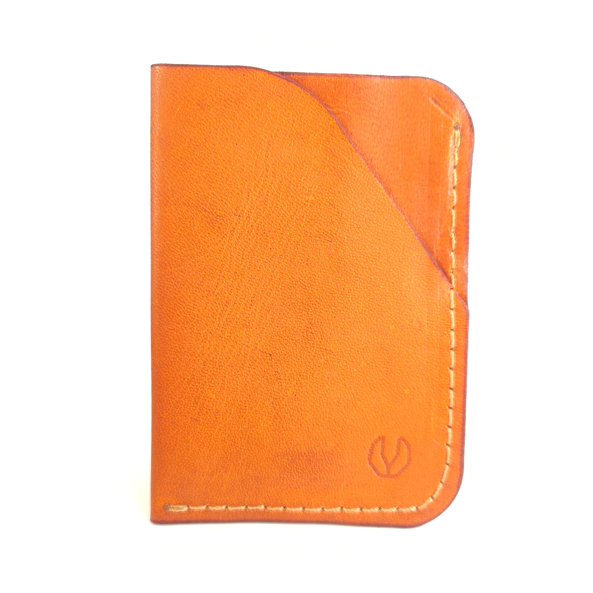 Minimalist Pop Up Wallet In Kangaroo — black leather