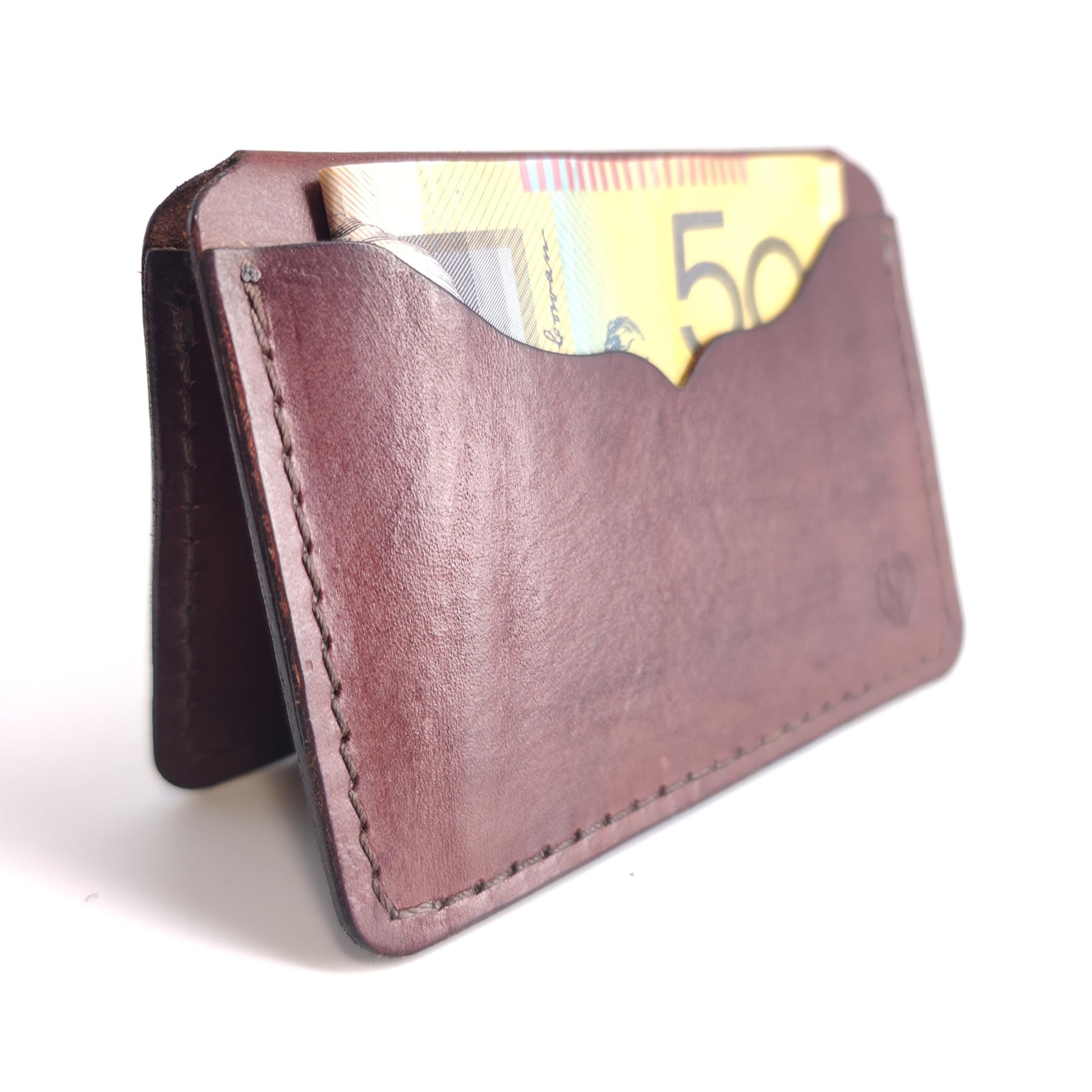 Minimalist Wallet 3 Pocket Bovine Series — leather