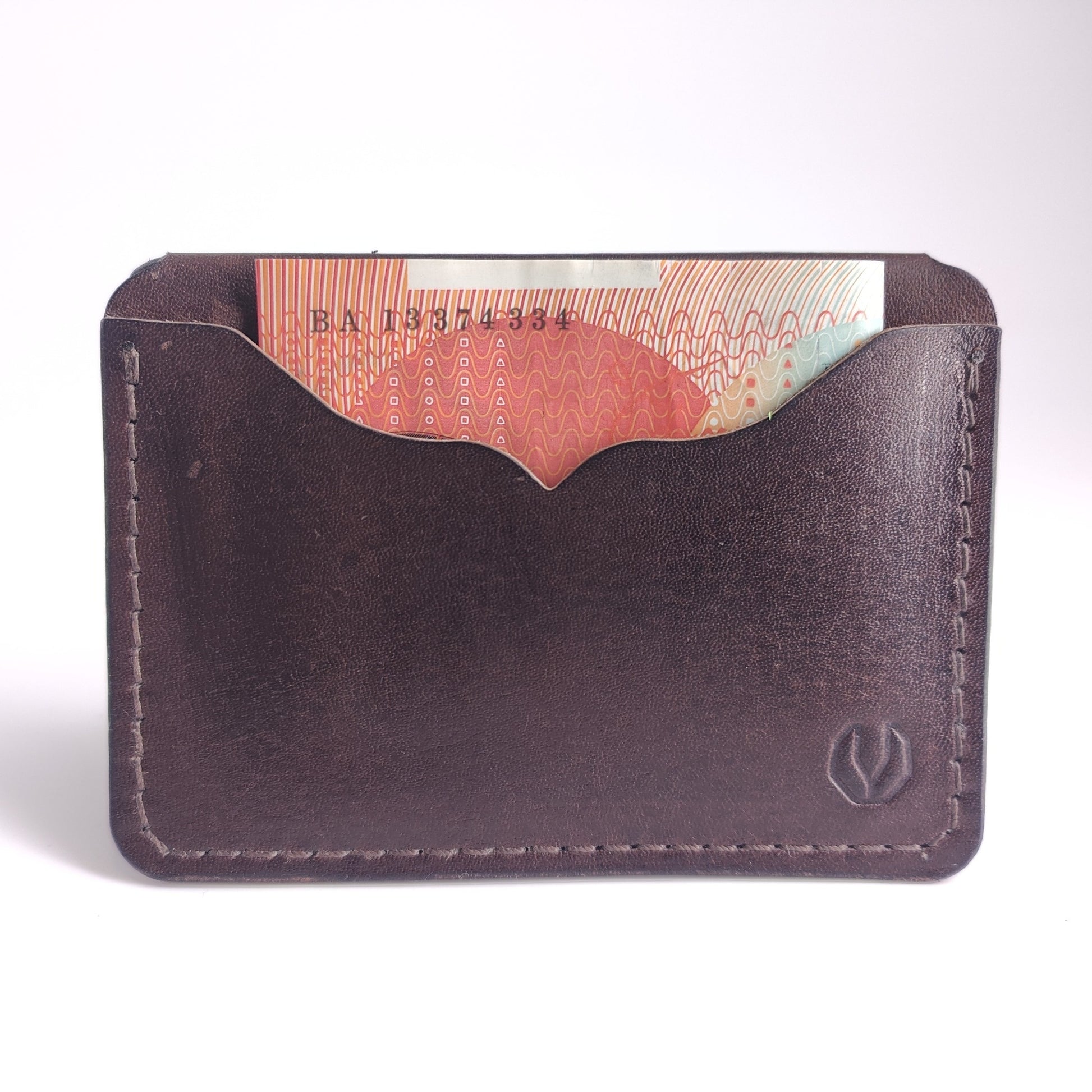 Minimalist Wallet 3 Pocket Kangaroo Series — leather
