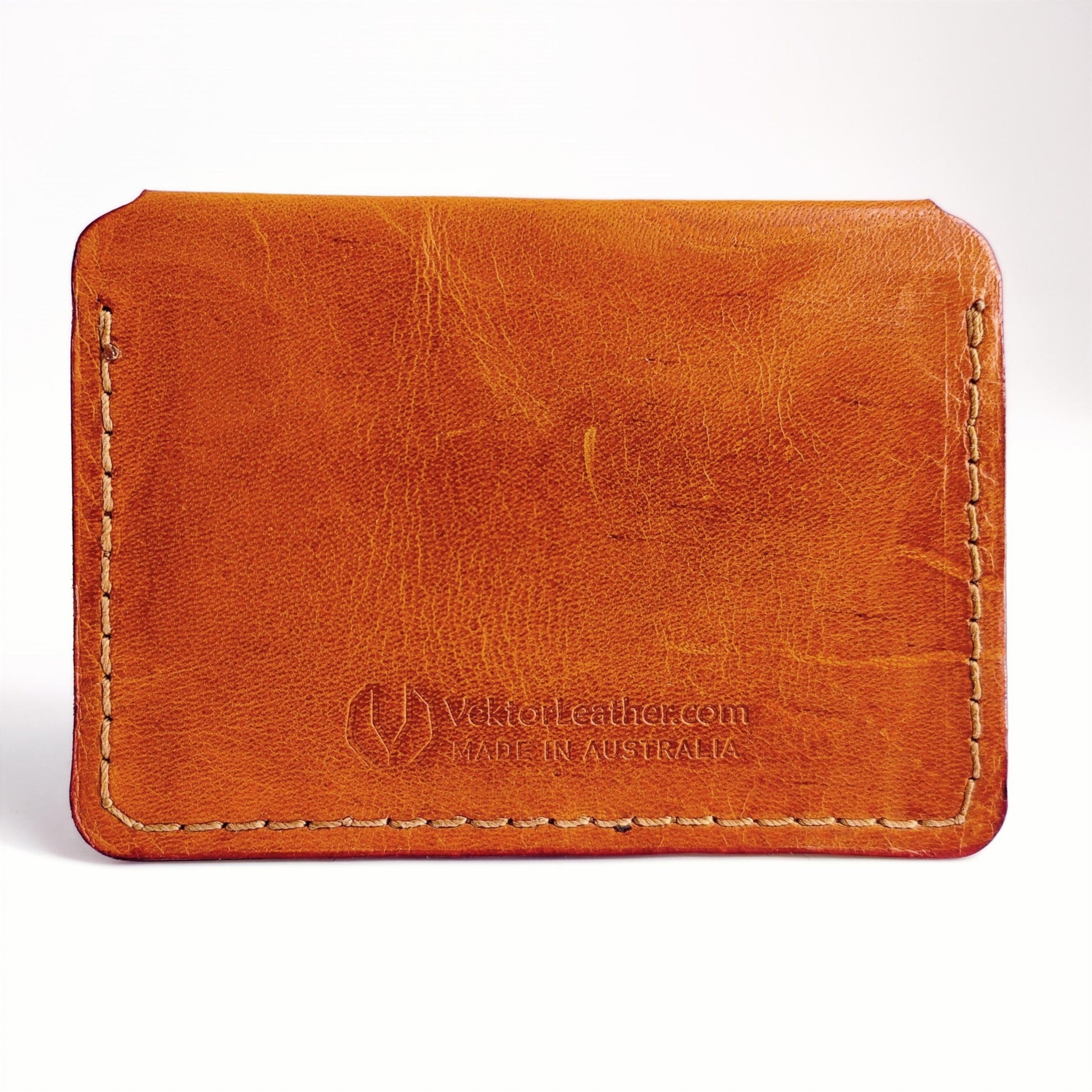Minimalist Wallet 3 Pocket Kangaroo Series — leather