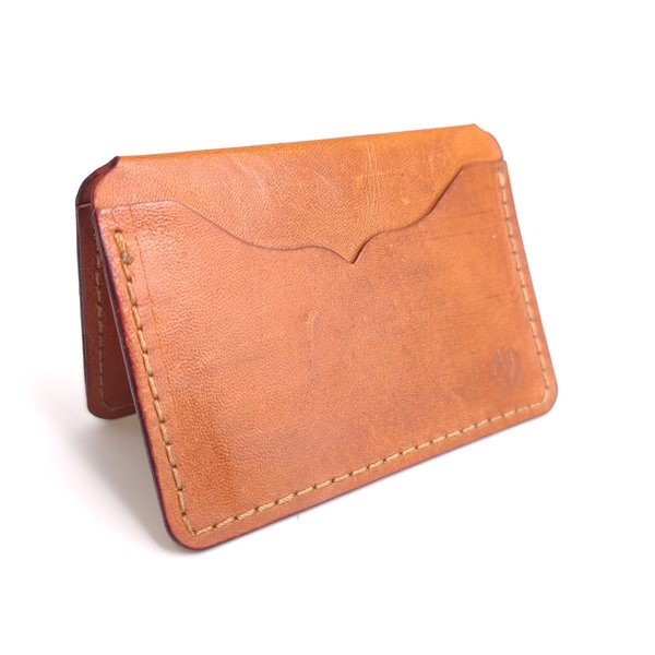 Minimalist Wallet 3 Pocket Kangaroo Series — leather